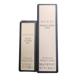 Gucci (2) NIB Sheer Lipstick along With A GUCCI MINI LIPSTICK -2FER